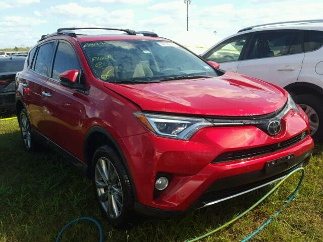 2T3YFREV0GW275061 - 2016 TOYOTA RAV4 RED photo 1