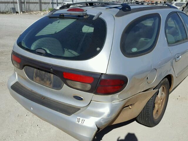 1FAFP58U41G213381 - 2001 FORD TAURUS SE SILVER photo 9