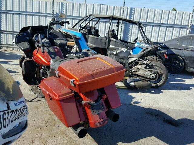 1HD1KHM18DB616425 - 2013 HARLEY-DAVIDSON FLTRX ROAD ORANGE photo 3