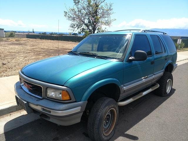 1GKDT13W4S2546388 - 1995 GMC JIMMY BLUE photo 2