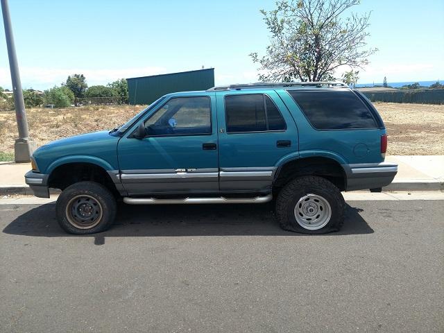 1GKDT13W4S2546388 - 1995 GMC JIMMY BLUE photo 9