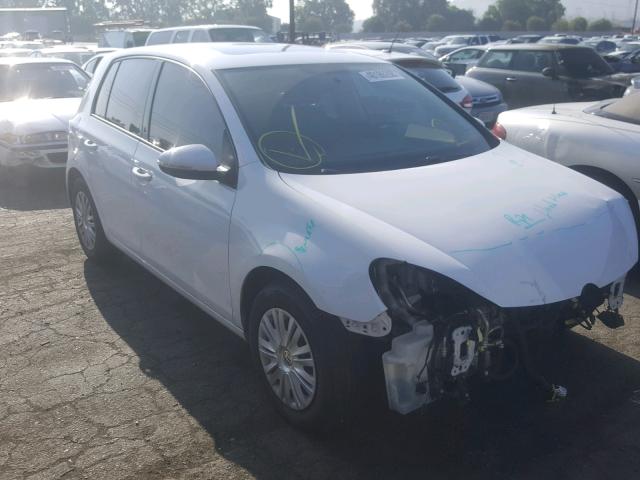WVWDB7AJ7AW278050 - 2010 VOLKSWAGEN GOLF WHITE photo 1