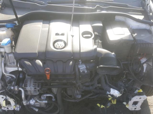 WVWDB7AJ7AW278050 - 2010 VOLKSWAGEN GOLF WHITE photo 7
