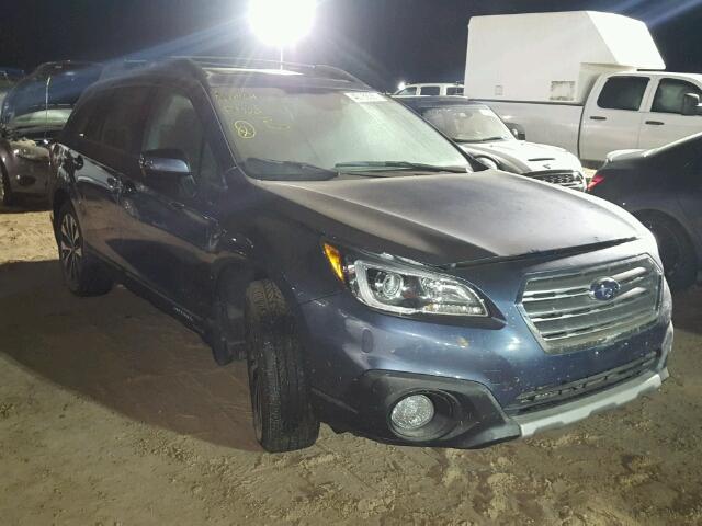 4S4BSANC7H3302581 - 2017 SUBARU OUTBACK BLUE photo 1