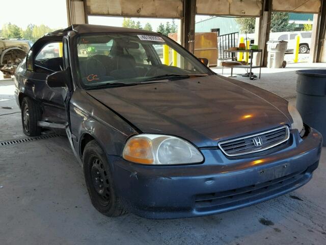 1HGEJ6620TL032689 - 1996 HONDA CIVIC DX BLUE photo 1