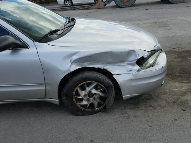 1G2NF52E54M668468 - 2004 PONTIAC GRAND AM S SILVER photo 9