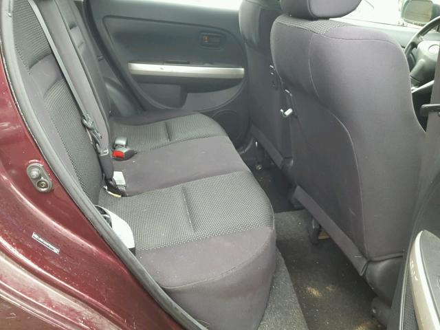 JTKKT624750093215 - 2005 TOYOTA SCION XA ბურგუნდია ფოტო 6