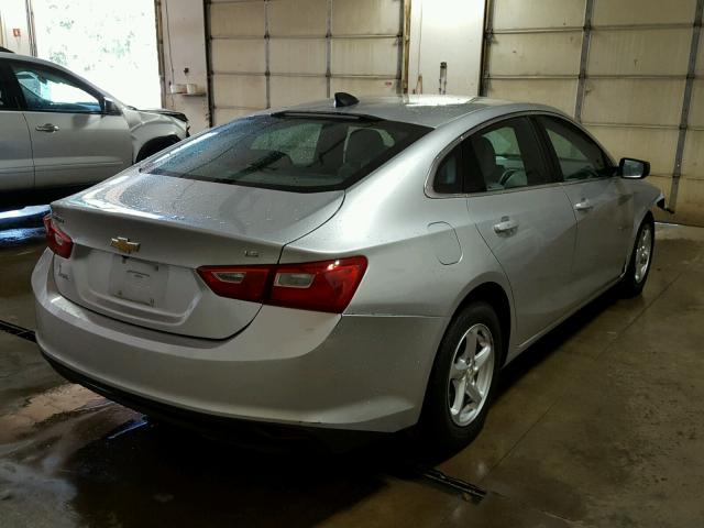 1G1ZB5ST9GF278420 - 2016 CHEVROLET MALIBU LS ვერცხლისფერი ფოტო 4