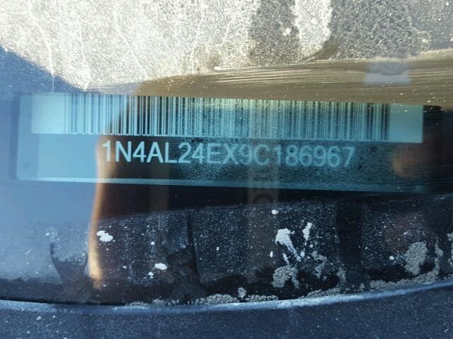 1N4AL24EX9C186967 - 2009 NISSAN ALTIMA 2.5 SILVER photo 10