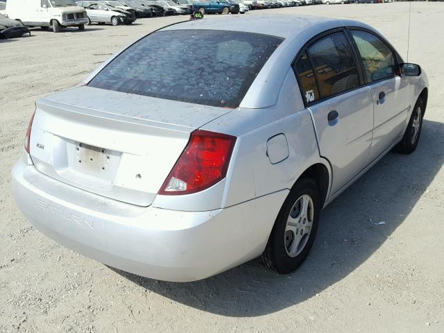 1G8AF52F04Z152955 - 2004 SATURN ION LEVEL SILVER photo 4