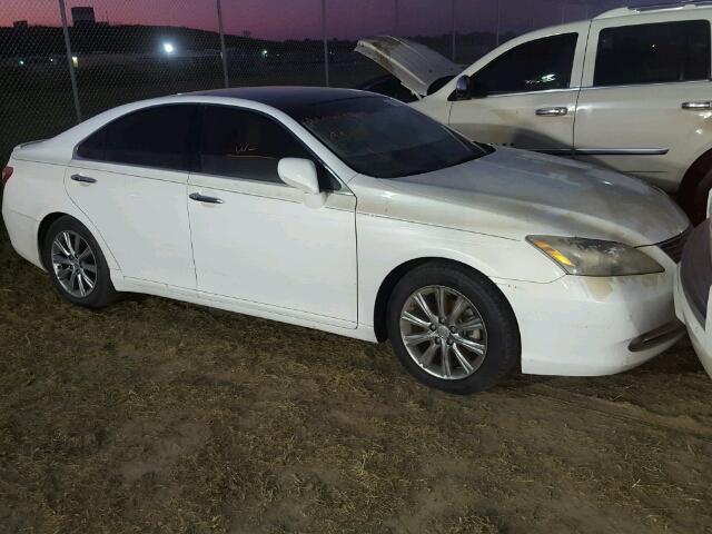 JTHBJ46G482226512 - 2008 LEXUS ES 350 WHITE photo 1