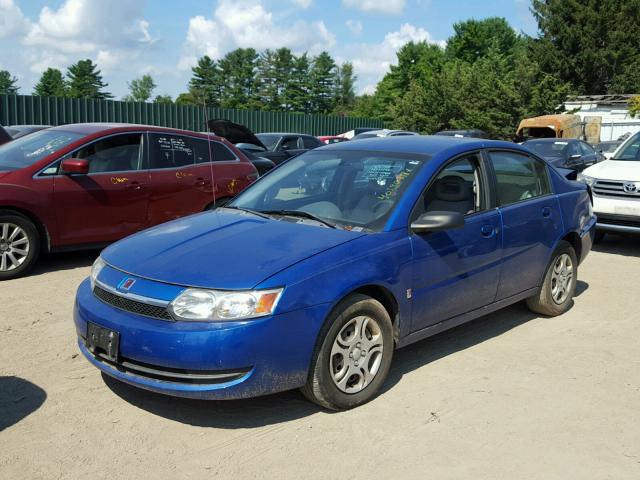 1G8AJ52F14Z190628 - 2004 SATURN ION LEVEL BLUE photo 2