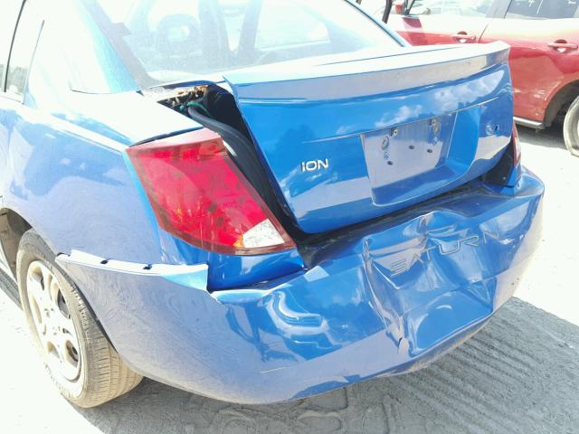 1G8AJ52F14Z190628 - 2004 SATURN ION LEVEL BLUE photo 9