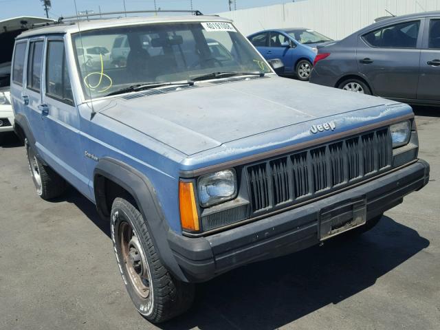 1J4FT28L7KL582590 - 1989 JEEP CHEROKEE BLUE photo 1