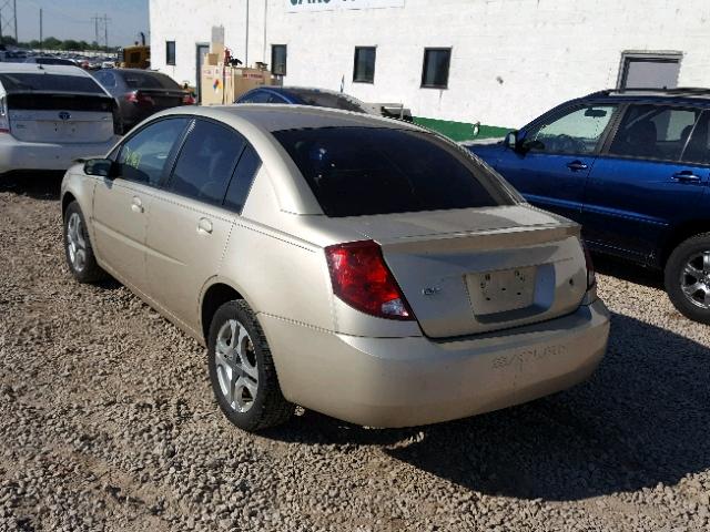 1G8AL52F24Z188977 - 2004 SATURN ION LEVEL GOLD photo 3