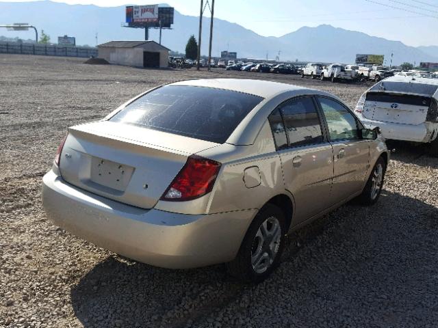 1G8AL52F24Z188977 - 2004 SATURN ION LEVEL GOLD photo 4