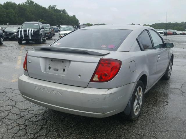 1G8AW12F54Z139966 - 2004 SATURN ION LEVEL SILVER photo 4