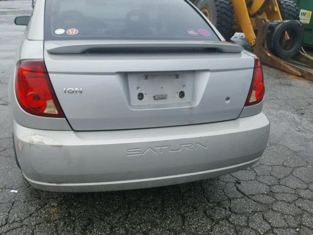 1G8AW12F54Z139966 - 2004 SATURN ION LEVEL SILVER photo 9