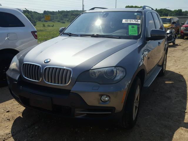 5UXFE83519L309861 - 2009 BMW X5 XDRIVE4 SILVER photo 2