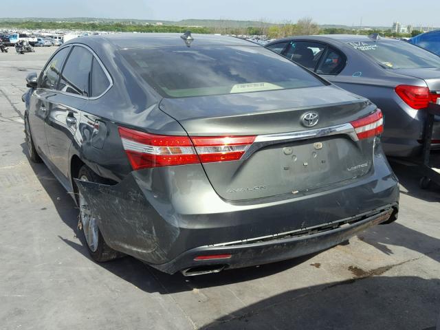 4T1BK1EBXDU018809 - 2013 TOYOTA AVALON BAS GREEN photo 3