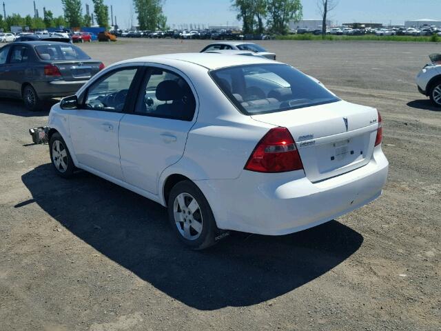 KL2TD55688B272343 - 2008 PONTIAC WAVE WHITE photo 3