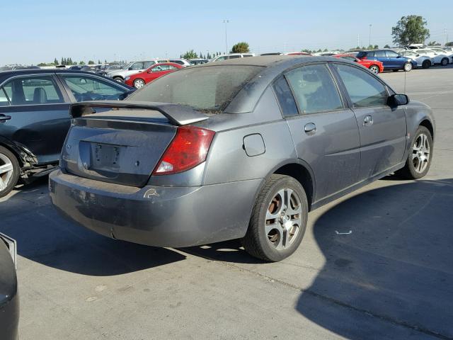 1G8AL54FX4Z173642 - 2004 SATURN ION LEVEL CHARCOAL photo 4