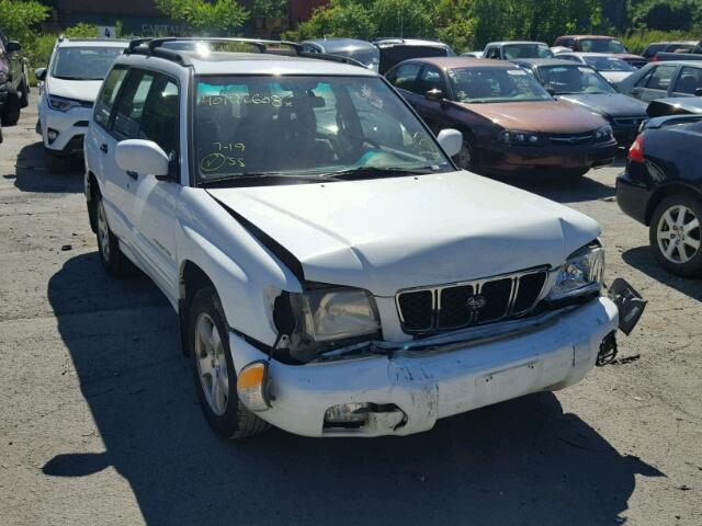 JF1SF65611H718852 - 2001 SUBARU FORESTER S WHITE photo 1