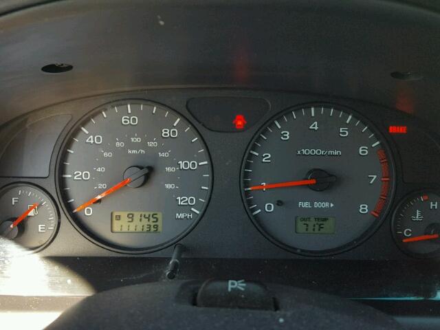 JF1SF65611H718852 - 2001 SUBARU FORESTER S WHITE photo 8