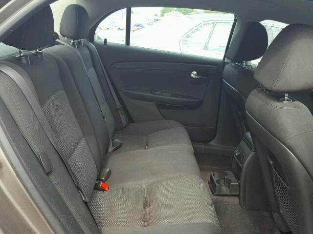 1G1ZC5E0XCF186161 - 2012 CHEVROLET MALIBU 1LT BROWN photo 6