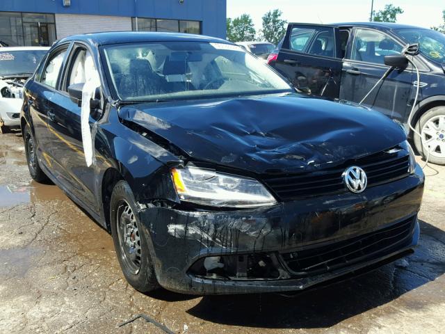 3VW2K7AJ6EM233885 - 2014 VOLKSWAGEN JETTA BASE Սև լուսանկար 1