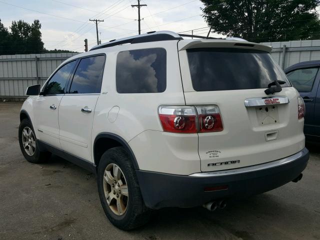 1GKER23798J268782 - 2008 GMC ACADIA SLT თეთრი ფოტო 3