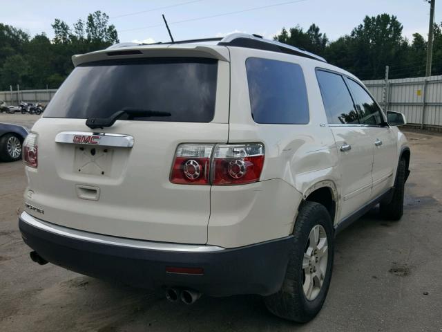 1GKER23798J268782 - 2008 GMC ACADIA SLT თეთრი ფოტო 4