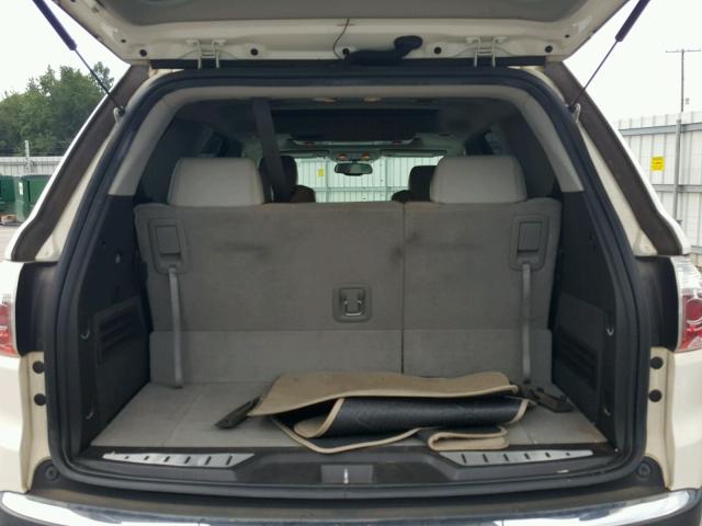 1GKER23798J268782 - 2008 GMC ACADIA SLT თეთრი ფოტო 9