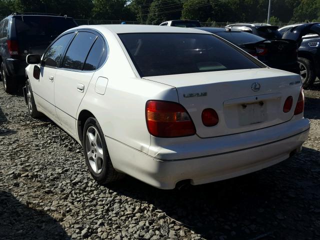 JT8BH68X6W0001151 - 1998 LEXUS GS 400 WHITE photo 3