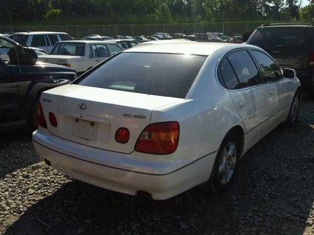 JT8BH68X6W0001151 - 1998 LEXUS GS 400 WHITE photo 4