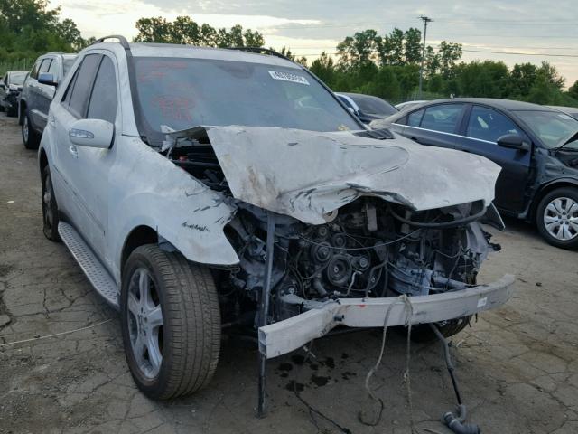 4JGBB86E87A270288 - 2007 MERCEDES-BENZ ML 350 WHITE photo 1