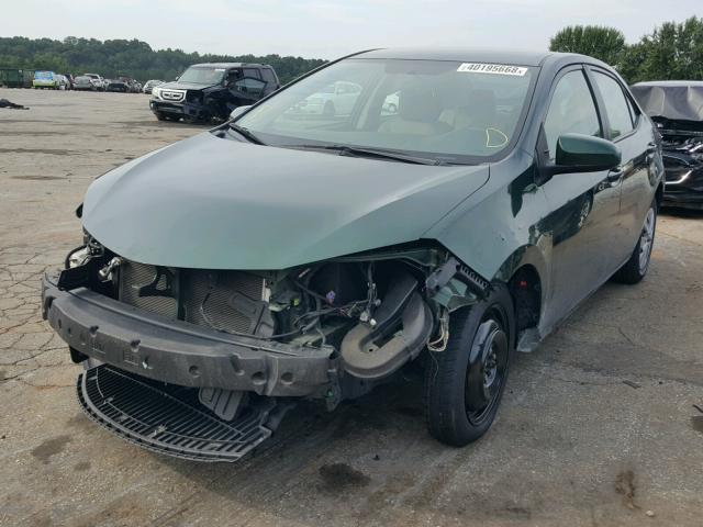 2T1BPRHE4FC341778 - 2015 TOYOTA COROLLA EC 绿色 照片 2