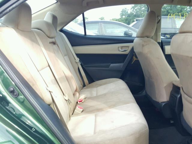 2T1BPRHE4FC341778 - 2015 TOYOTA COROLLA EC 绿色 照片 6