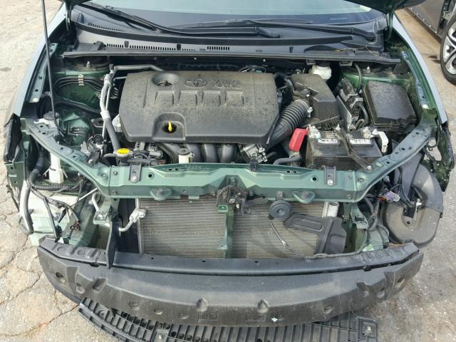 2T1BPRHE4FC341778 - 2015 TOYOTA COROLLA EC 绿色 照片 7