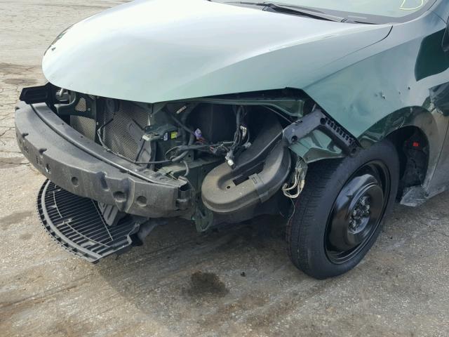 2T1BPRHE4FC341778 - 2015 TOYOTA COROLLA EC 绿色 照片 9