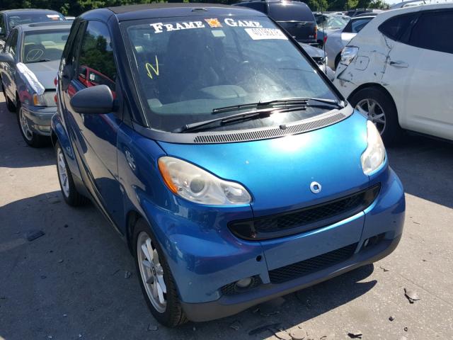 WMEEK31X79K247144 - 2009 SMART FORTWO PAS 蓝色 照片 1
