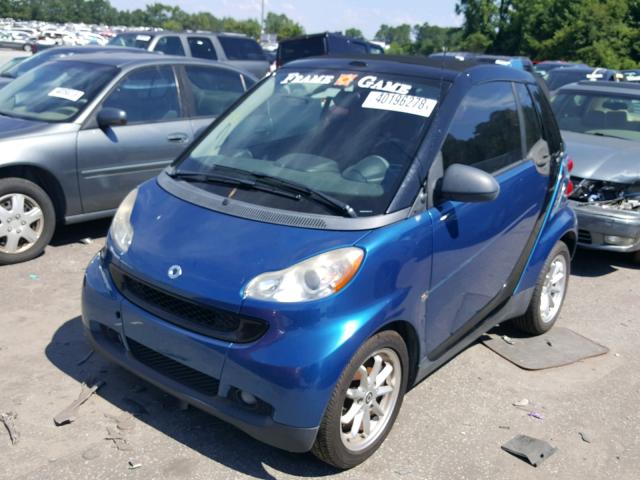 WMEEK31X79K247144 - 2009 SMART FORTWO PAS 蓝色 照片 2