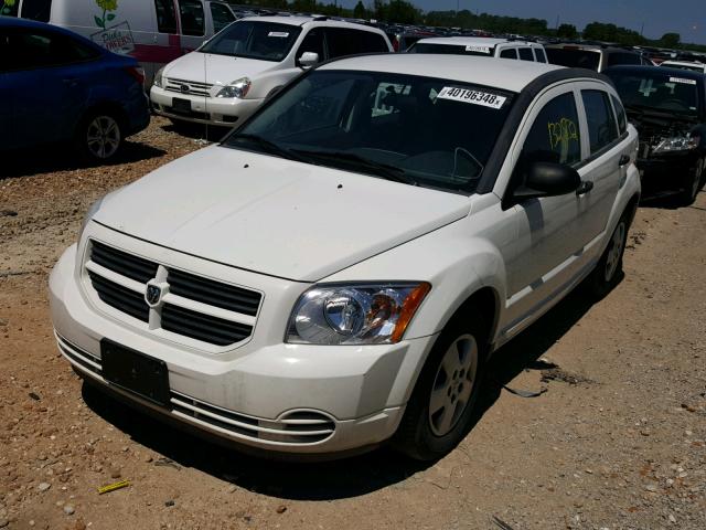 1B3HB28A19D117728 - 2009 DODGE CALIBER SE WHITE photo 2