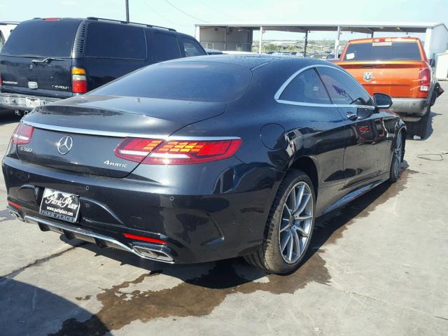 WDDXJ8GB9JA035574 - 2018 MERCEDES-BENZ S 560 4MAT BLACK photo 4