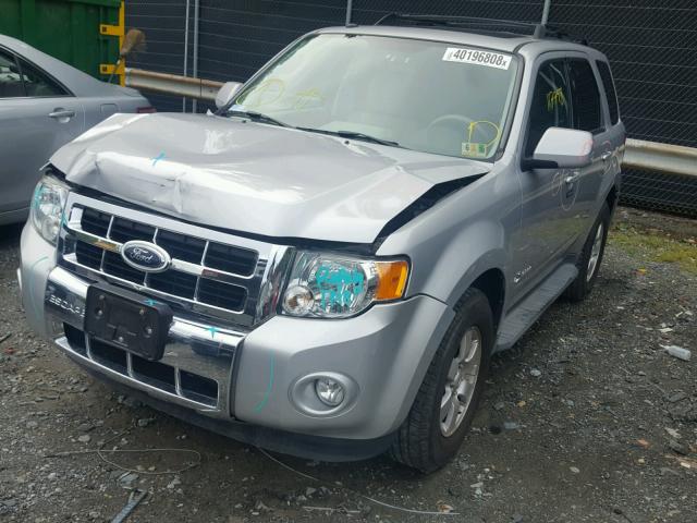 1FMCU493X9KA09677 - 2009 FORD ESCAPE HYB SILVER photo 2