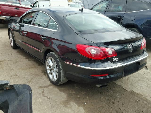 WVWHL73C49E515589 - 2009 VOLKSWAGEN CC LUXURY BLACK photo 3