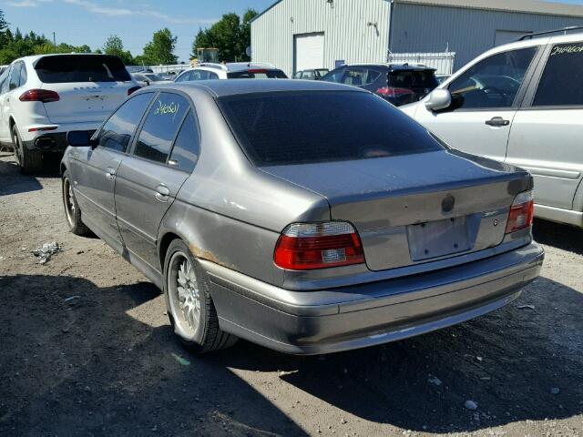 WBADT63442CH88289 - 2002 BMW 530 I AUTO GRAY photo 3