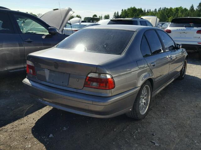 WBADT63442CH88289 - 2002 BMW 530 I AUTO GRAY photo 4