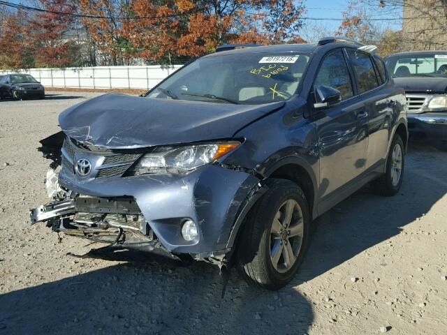 2T3RFREV3DW013857 - 2013 TOYOTA RAV4 XLE GRAY photo 2