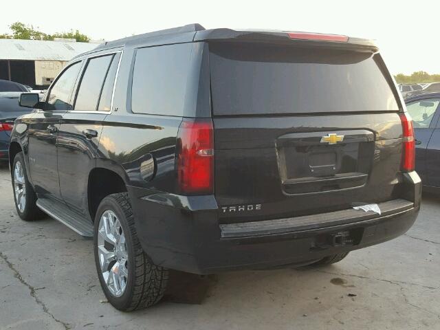 1GNSCBKC2FR618550 - 2015 CHEVROLET TAHOE BLACK photo 3